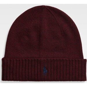 Polo Ralph Lauren Beanie Hat Maroon Men’s One Size